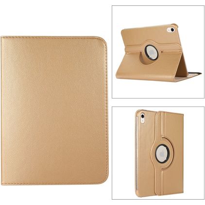 Mobigear DuoStand Coque iPad 10 (2022) Etui Rotatif - Or