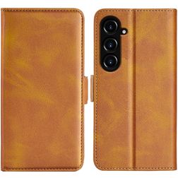 Mobigear Slim Magnet Housse Samsung Galaxy S23 FE Etui Porte-Monnaie - Cognac