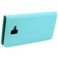 Mobigear Roses Housse Samsung Galaxy J6 Plus Etui Porte-Monnaie - Turquoise
