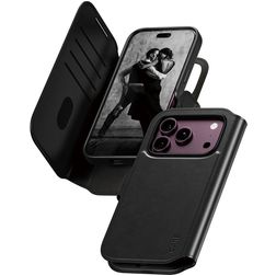CARE by PanzerGlass Tango Two-in-One iPhone 18 Pro MagSafe Coque Étui 2en1 avec coque amovible Portefeuille - Noir