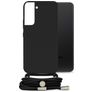 Mobilize Lanyard Gelly Samsung Galaxy S22 Coque avec cordon en TPU Souple - Noir