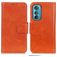 Mobigear Classy Housse Motorola Edge 30 Etui Porte-Monnaie - Orange