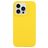 Mobigear Colors Coque iPhone 14 Pro Max Coque arrière en TPU Souple - Jaune