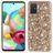 Mobigear Glitter Coque Samsung Galaxy A73 Coque arrière Rigide - Or