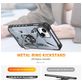 Mobigear Armor Ring Coque iPhone 14 Plus Coque arrière Rigide Anti-Chocs avec Anneau-Support - Noir
