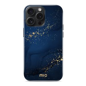 MIO Coque iPhone 15 Pro MagSafe Coque arrière Rigide - Midnight Sparkle