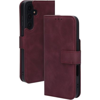 Mobiparts Classic Wallet Housse Samsung Galaxy A35 Etui Porte-Monnaie - Velvet Red