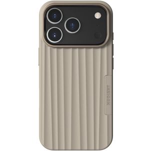 Nudient Bold Coque iPhone 17 Pro MagSafe Coque arrière Rigide - Linen Beige