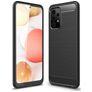 Mobigear Brushed Slim Coque Samsung Galaxy A52s 5G Coque arrière en TPU Souple - Noir