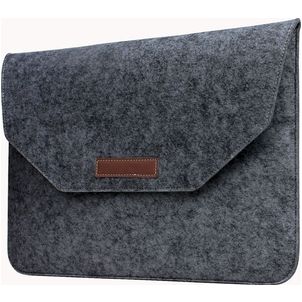 Mobigear Envelope Pochette Ordinateur portable en Feutre 12 Pouces Housse ordinateur - Noir