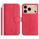 Mobigear S Line Housse iPhone 17 Pro Etui Porte-Monnaie - Rouge