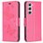 Mobigear Butterfly Housse Samsung Galaxy S24 Etui Porte-Monnaie - Rouge