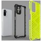 Mobigear Honeycomb Coque Xiaomi Redmi Note 10S Coque arrière Rigide Anti-Chocs - Noir