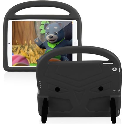 Mobigear Buddy Coque iPad 7 (2019) Coque de tablette pour enfants avec Poignée Enfants en EVA - Noir