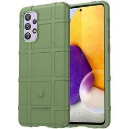 Mobigear Rugged Shield Samsung Galaxy A73 TPU souple Coque arrière Antichoc - Vert