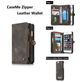 Caseme 008 Housse iPhone 6s Etui avec Coque Détachable Porte-Monnaie - Noir