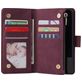 Mobigear Zipper Housse Huawei P40 Etui Porte-Monnaie - Rouge