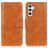 Mobigear Classy Housse Samsung Galaxy A54 Etui Porte-Monnaie - Cognac