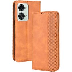 Mobigear Sensation OnePlus Nord 2T 5G Étui Portefeuille - Marron
