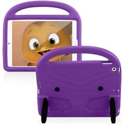 Mobigear Buddy Coque iPad 8 (2020) Coque de tablette pour enfants avec Poignée Enfants en EVA - Violet