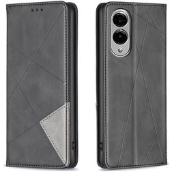 Mobigear Rhombus Slim Housse Samsung Galaxy S25 Edge Etui - Noir