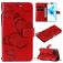 Mobigear Butterfly Housse iPhone 12 Pro Etui Porte-Monnaie - Rouge