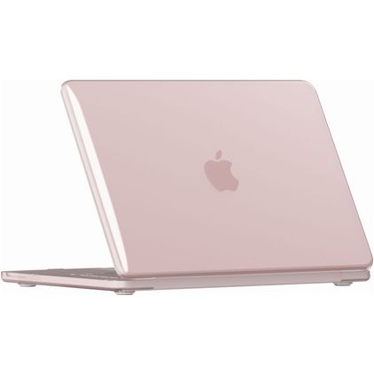 Mobigear Crystal Case MacBook Neo 13 Pouces (2026) Coque - Rose pastel - Model A3404