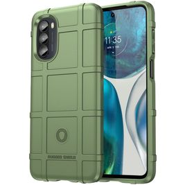 Mobigear Rugged Shield Coque Motorola Moto G52 Coque arrière en TPU Souple Anti-Chocs - Vert