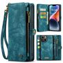 Caseme 008 Housse iPhone 15 Etui avec Coque Détachable Porte-Monnaie - Bleu