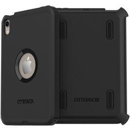 OtterBox Defender Coque iPad Mini 6 (2021) Coque Arrière Rigide Antichoc + Support Amovible - Noir