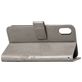 Mobigear Clover Housse iPhone XR Etui Porte-Monnaie - Gris