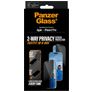 PanzerGlass FastFit iPhone 17 Pro Verre trempé Protection d'écran Confidentialité - Compatible Coque - Noir