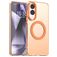 Mobigear Shockproof Coque Samsung Galaxy S25 Edge MagSafe Coque arrière Rigide - Orange