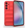 Mobigear Bumpy Coque Samsung Galaxy A55 Coque arrière en TPU Souple - Rouge