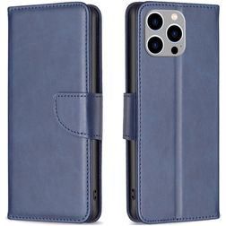 Mobigear Excellent iPhone 15 Pro Max Étui Portefeuille - Bleu