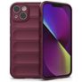 Mobigear Bumpy Coque iPhone 14 Coque arrière en TPU Souple - Bordeaux