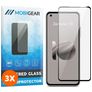 Mobigear Premium ASUS Zenfone 10 Verre trempé Protection d'écran - Compatible Coque - Noir (Lot de 3)