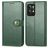 Mobigear Snap Button Housse Realme GT2 Pro Etui Porte-Monnaie - Vert