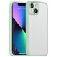 Mobigear Crystal Coque iPhone 14 Plus Coque arrière Rigide Anti-Chocs - Transparent / Vert