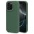 Mobiparts Coque iPhone 16 Pro Coque arrière en Silicone - Forest Green