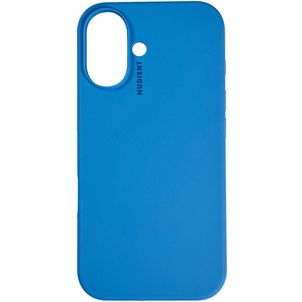 Nudient Base Coque iPhone 16 Plus Coque arrière en Silicone - Vibrant Blue