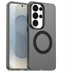 Mobigear Shockproof Coque Samsung Galaxy S26 Ultra MagSafe Coque arrière Rigide - Noir