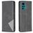 Mobigear Rhombus Slim Housse Motorola Moto G22 Etui - Noir