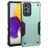 Mobigear Non-slip Armor Coque Samsung Galaxy A73 Coque arrière Rigide Anti-Chocs - Noir / Turquoise