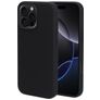 Mobiparts Coque iPhone 16 Pro Max Coque arrière en Silicone - Noir