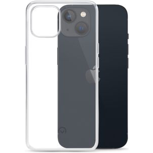 Mobilize Gelly Coque Transparente iPhone 13 Coque arrière en TPU Souple - Transparent