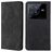 Mobigear Retro Slim Housse Vivo X80 Pro Etui Porte-Monnaie - Noir