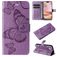 Mobigear Butterfly Housse iPhone 16 Plus Etui Porte-Monnaie - Violet