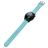 Mobigear Bumpy Bracelet Silicone pour Smartwatch Fermeture boucle ardillon - 22 mm - Bleu