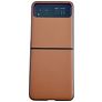 Mobigear Excellent Coque Motorola Razr 40 Coque arrière Rigide - Marron